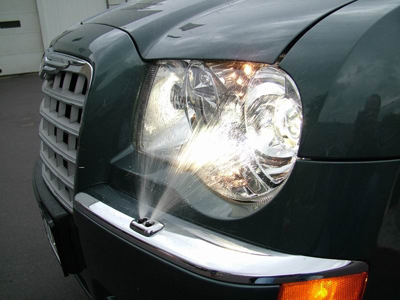 Установка омывателя фар