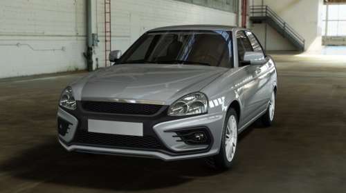 Сетью распространились рисунки Lada Priora по типу Xray