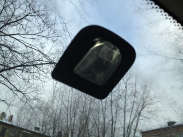 пятка крепления зеркала заднего вида 