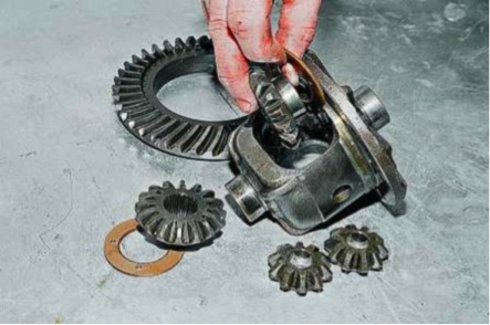 ремонт редуктора заднего моста ваз