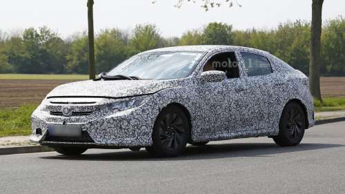 Хэтчбек Honda Civic 2017 м.г. появился на шпионских фотографиях