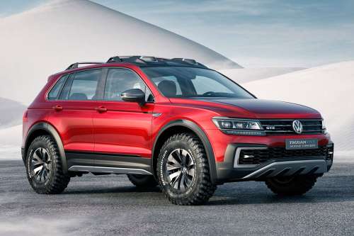 Volkswagen продемонстрировал гибридный прототип Tiguan GTE Active