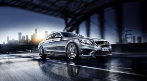 Седан Mercedes-AMG S63 в обновленном виде появился на тестах