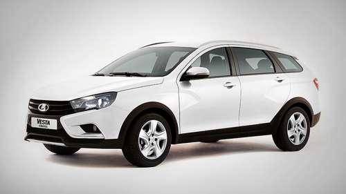 Серийный универсал Lada Vesta Cross впервые пролетел Интернетом