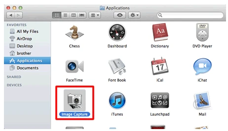 Сканирование на Mac (macOS)