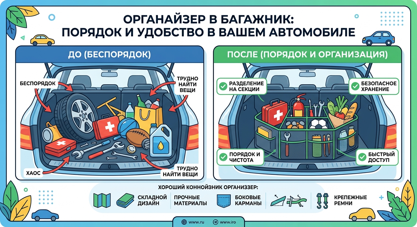 Органайзер в багажник: Порядок и удобство в вашем автомобиле