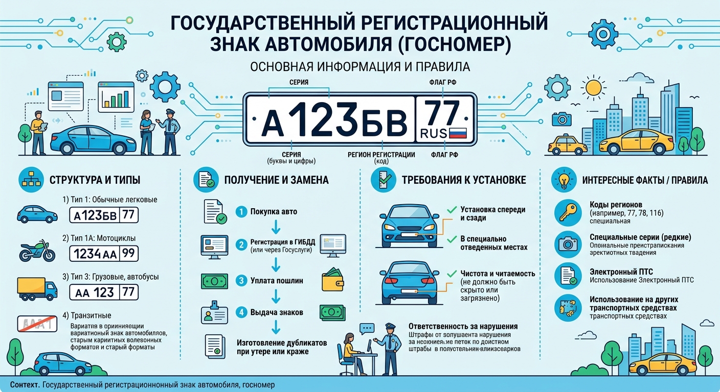 Государственный регистрационный знак автомобиля (госномер)