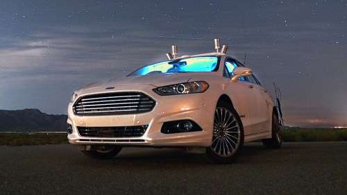 Ford тестирует автопилоты в ночное время