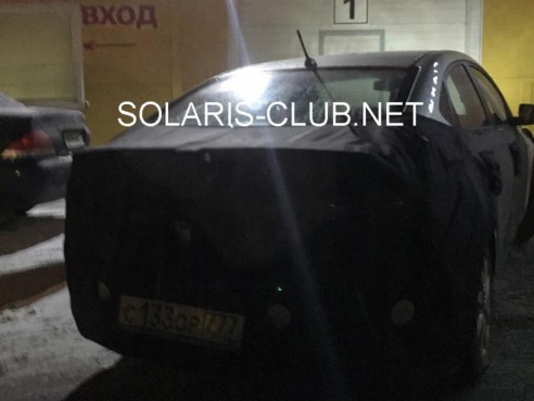 Новая генерация Hyundai Solaris испытывается в РФ