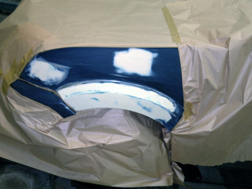 покраска крыла своими руками